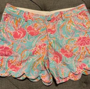 Lilly Pulitzer Jellies be Jammin Buttercup Shorts
